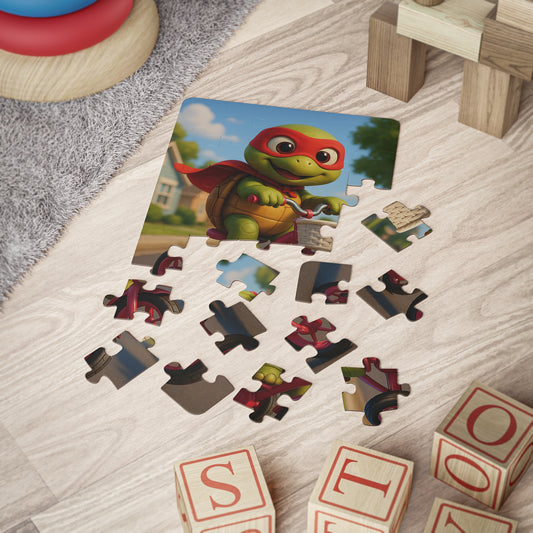 Kids' Puzzle with Cute Turtle Design, Fun Learning Toy for Boys and Girls, Ideal Gift for Birthdays and Holidays, 30-Piece Jigsaw