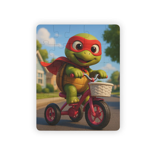 Kids' Puzzle with Cute Turtle Design, Fun Learning Toy for Boys and Girls, Ideal Gift for Birthdays and Holidays, 30-Piece Jigsaw